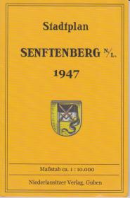 Stadtplan Senftenberg 1947